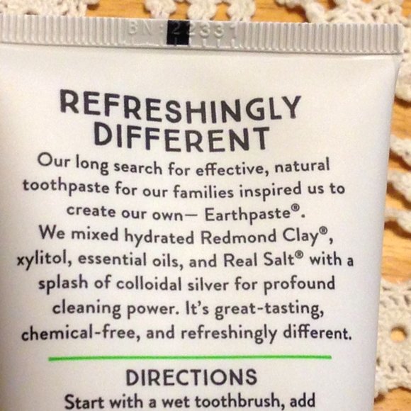 Earthpaste with Silver - detoxifying toothpaste - Picture 7 of 7